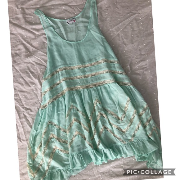 Free People Trapeze mini dress - Picture 2 of 4